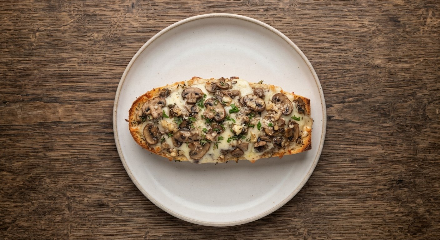 Mushroom Garlic Bread